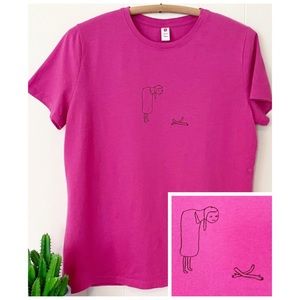 ❌SOLD❌Lay Down Your Arms Cotton Illustrated Art Tee